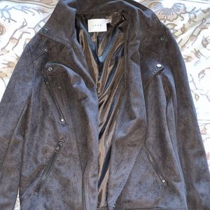 Lush Suede Moto Jacket